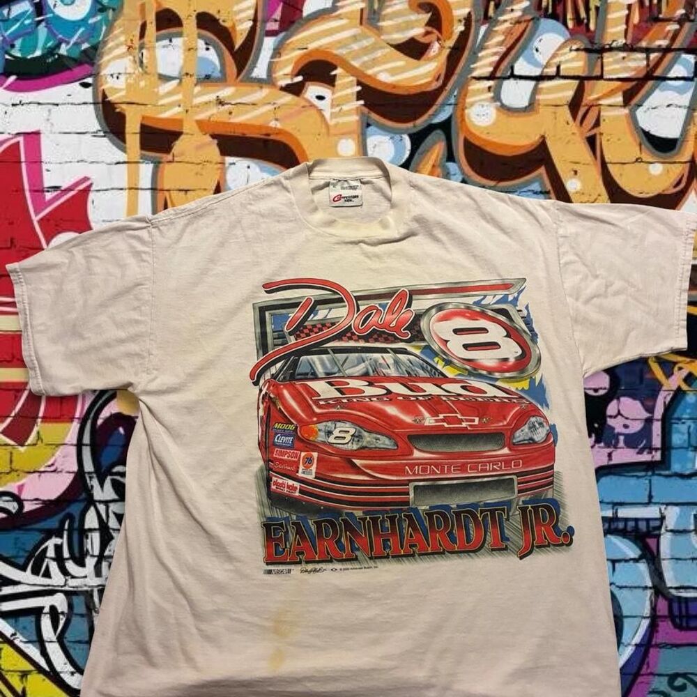 Nascar Men's White T-shirt